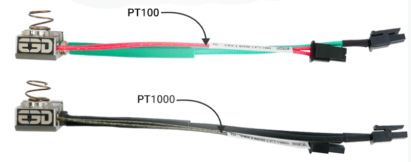 Sensores de temperatura Revo PT100 y PT1000